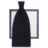 Viola Milano - Essential Knitted Silk Package - Tie + Pocket Square - Handmade in Italy - Luxury Exclusive Collection