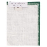 Viola Milano - Pacchetto Shantung Essenziale - Cravatta + Fazzoletto - Handmade in Italy - Luxury Exclusive Collection