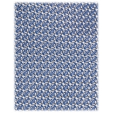 Viola Milano - Cravatta Sfoderata in Granatina Garza Grossa - Blu Ghiaccio - Handmade in Italy - Luxury Exclusive Collection