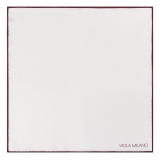 Viola Milano - Confezione Regalo Grenadine - Cravatta + Fazzoletto - Bordeaux - Handmade in Italy - Luxury Exclusive Collection