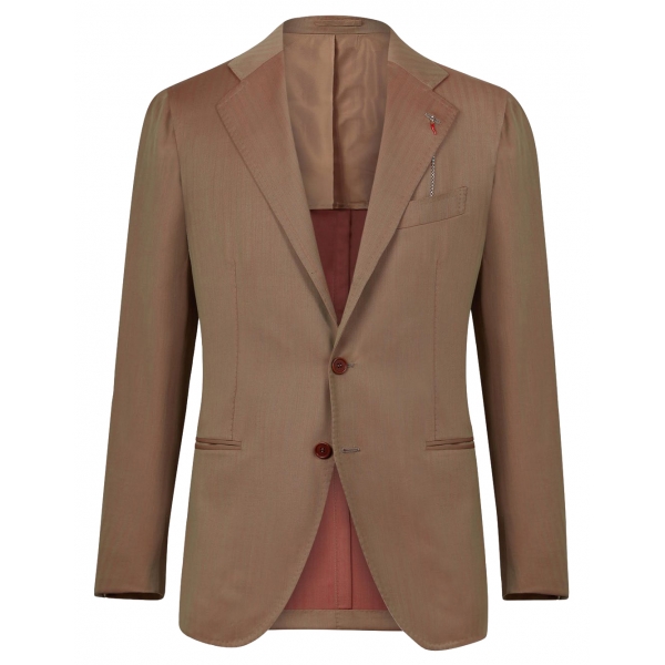 Viola Milano - Abito Italiano Sartoriale Solaro Semi-Foderato - Beige - Handmade in Italy - Luxury Exclusive Collection