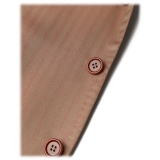Viola Milano - Abito Italiano Sartoriale Solaro Semi-Foderato - Beige - Handmade in Italy - Luxury Exclusive Collection