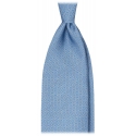 Viola Milano - Cravatta in Seta Italiana a Catena Hilario - Mix Azzurro Chiaro - Handmade in Italy - Luxury Exclusive Collection