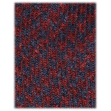 Viola Milano - Houndstooth Pattern Handrolled Wool Tie - Navy Mix - Handmade in Italy - Luxury Exclusive Collection