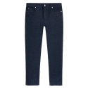 Viola Milano - Italian Denim Slim Leg 5-Pocket Jeans - Midnight Denim - Handmade in Italy - Luxury Exclusive Collection