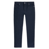 Viola Milano - Italian Denim Slim Leg 5-Pocket Jeans - Midnight Denim - Handmade in Italy - Luxury Exclusive Collection