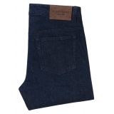 Viola Milano - Italian Denim Slim Leg 5-Pocket Jeans - Midnight Denim - Handmade in Italy - Luxury Exclusive Collection