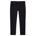 Viola Milano - Italian Denim Slim Leg 5-Pocket Jeans - Black - Handmade in Italy - Luxury Exclusive Collection