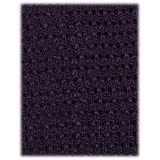 Viola Milano - Cravatta in Seta con Motivo a V - Viola Intenso - Handmade in Italy - Luxury Exclusive Collection