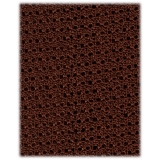 Viola Milano - Knitted Solid V-End Silk Tie - Light Brown - Handmade in Italy - Luxury Exclusive Collection