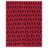Viola Milano - Knitted Solid V-End Silk Tie - Rose - Handmade in Italy - Luxury Exclusive Collection