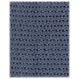 Viola Milano - Knitted Solid V-End Silk Tie - Sea Denim - Handmade in Italy - Luxury Exclusive Collection