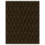 Viola Milano - Cravatta in Seta con Motivo a Zig-Zag - Verde Militare - Handmade in Italy - Luxury Exclusive Collection