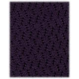 Viola Milano - Cravatta in Seta con Motivo a Zig-Zag - Viola Intenso - Handmade in Italy - Luxury Exclusive Collection