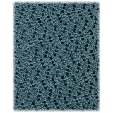 Viola Milano - Cravatta in Seta con Motivo a Zig-Zag - Menta Chiaro - Handmade in Italy - Luxury Exclusive Collection