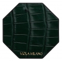 Viola Milano - Sottobicchieri a Forma di Coccodrillo - Foresta (Set da 6) - Handmade in Italy - Luxury Exclusive Collection