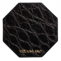 Viola Milano - Sottobicchieri di Lusso in Coccodrillo - Marrone (Set da 6) - Handmade in Italy - Luxury Exclusive Collection