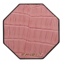 Viola Milano - Luxury Crocodile Coaster - Pink (Set of 6) - Handmade in Italy - Luxury Exclusive Collection