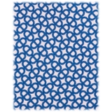 Viola Milano - Cravatta Maillon in Seta Italiana con Cucitura - Rosa/Blu Navy - Handmade in Italy - Luxury Exclusive Collection
