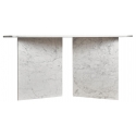 Viola Milano - Maison Milano Italian Carrara Marble Table - City White - Handmade in Italy - Luxury Exclusive Collection