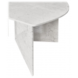 Viola Milano - Maison Milano Italian Carrara Marble Table - City White - Handmade in Italy - Luxury Exclusive Collection