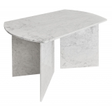 Viola Milano - Maison Milano Italian Carrara Marble Table - City White - Handmade in Italy - Luxury Exclusive Collection