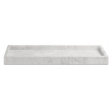 Viola Milano - Maison Milano Italian Carrara Marble Tray - City White - Handmade in Italy - Luxury Exclusive Collection