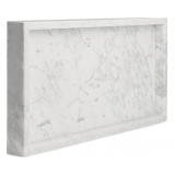 Viola Milano - Maison Milano Italian Carrara Marble Tray - City White - Handmade in Italy - Luxury Exclusive Collection