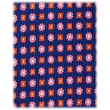 Viola Milano - Micro Floral Selftipped Italian Silk Tie - Navy Mix - Handmade in Italy - Luxury Exclusive Collection