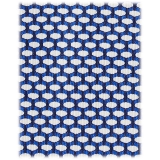 Viola Milano - Cravatta in Seta Con Motivo Micro-Tipped - Navy Mix - Handmade in Italy - Luxury Exclusive Collection