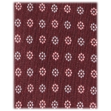 Viola Milano - Cravatta in Seta con Motivo a Fiori Misti - Vino/Rosa - Handmade in Italy - Luxury Exclusive Collection