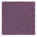 Viola Milano - Polka Dot Printed 100% Cashmere Pocket Square - Purple/Grey - Handmade in Italy - Luxury Exclusive Collection