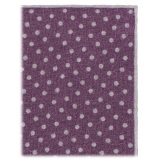Viola Milano - Polka Dot Printed 100% Cashmere Pocket Square - Purple/Grey - Handmade in Italy - Luxury Exclusive Collection