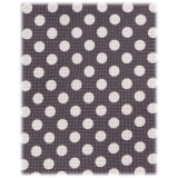 Viola Milano - Polka Dot Untipped Silk Tie - Grey/White - Handmade in Italy - Luxury Exclusive Collection