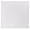 Viola Milano - Premium 100% Cotton Handrolled Pocket Square - White - Handmade in Italy - Luxury Exclusive Collection