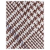 Viola Milano - Prince of Wales Pattern Handrolled Wool Tie - Brown/Navy Mix - Handmade in Italy - Luxury Exclusive Collection