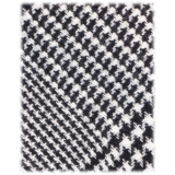 Viola Milano - Prince of Wales Pattern Handrolled Wool Tie - Black - Handmade in Italy - Luxury Exclusive Collection