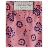 Viola Milano - Printed Floral Swimtrunks - Pink - Handmade in Italy - Luxury Exclusive Collection