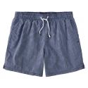 Viola Milano - Printed Micro Floral Swimtrunks - Navy - Handmade in Italy - Luxury Exclusive Collection