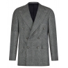 Viola Milano - Abito Doppiopetto in Flanella Sartoriale - Principe di Galles - Handmade in Italy - Luxury Exclusive Collection