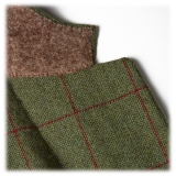Viola Milano - Sartorial Limited Sports Club Blazer - Green Tweed Check - Handmade in Italy - Luxury Exclusive Collection