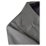 Viola Milano - Sartorial Half-Lined Double Breasted Suit - Sea Solaro - Handmade in Italy - Luxury Exclusive Collection