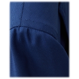 Viola Milano - Sartorial Half-Lined Wool/Silk Blazer - Sea Blue - Handmade in Italy - Luxury Exclusive Collection
