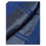 Viola Milano - Sartorial Half-Lined Wool/Silk Blazer - Sea Blue - Handmade in Italy - Luxury Exclusive Collection