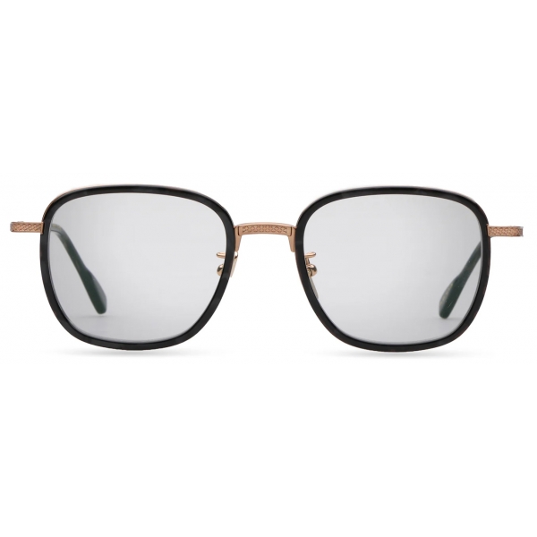 DITA - Aviatia-Five Optical Glasses - Black Obsidian Brushed Rose Gold - DTX454 - Optical Glasses - DITA Eyewear