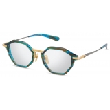 DITA - Aegeus-Four Optical Glasses - Digital Swirl Matte Yellow Gold - DTX448 - Optical Glasses - DITA Eyewear
