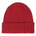 Viola Milano - Berretto in Cashmere 100% - Rosso - Handmade in Italy - Luxury Exclusive Collection