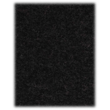 Viola Milano - Solid 100% Worsted Wool Scarf - Charcoal - Handmade in Italy - Luxury Exclusive Collection