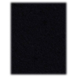 Viola Milano - Solid 100% Worsted Wool Scarf - Navy - Handmade in Italy - Luxury Exclusive Collection