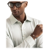 Viola Milano - Polo Elasticizzata in Cotone a Maniche Lunghe - Mentolo Chiaro - Handmade in Italy - Luxury Exclusive Collection